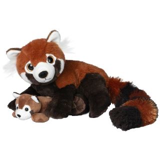 Obrázek z Panda červená s miminkem plyš 